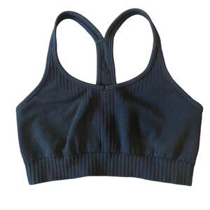 ATHLETA Athleisure Workout Yoga Black Sports Bra top Women's size  XS